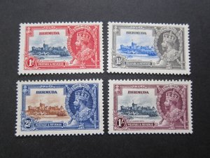 Bermuda 1935 Sc 100-103 set MH