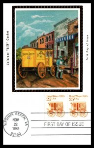 US 2136 Bread Wagon Colorano U/A Maxi Card FDC