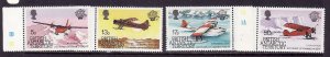 British Antarctic Territory-Sc#117-20- id5-unused NH set-Planes-Manned Flight-19