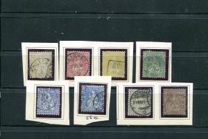 Switzerland #52-59, 56a Used F-VF Cat $550