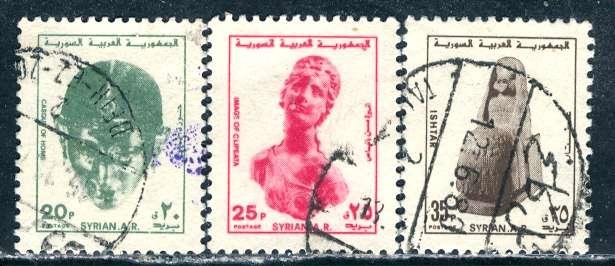 Syria; 1979: Sc. # 836-838; O/Used Cpl Set