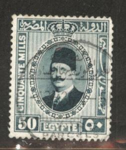 EGYPT Scott 145 Used 1927-37 King Fuad  stamp