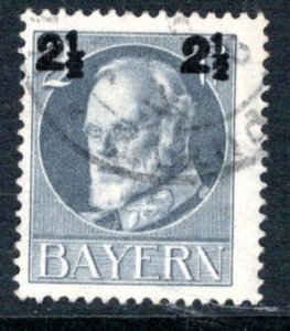 German States Bavaria Scott # 115, used