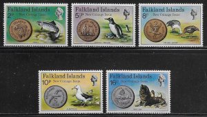 Falkland Islands Scott #'s 245 - 249 MNH