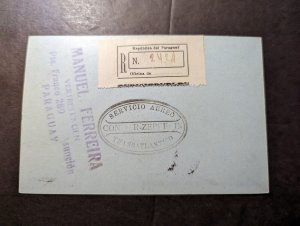 1932 Paraguay Airmail LZ 127 Graf Zeppelin Cover Asuncion to Lorch Germany