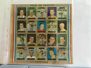 Ajman State  Manama Tour de France 1972 cancelled  stamps sheet  R27555