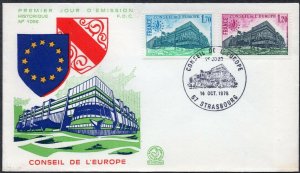 France 1978 - Council of Europe - Palace of Europe - FDC