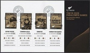 NEW ZEALAND 2020 Paralympic Games FDC.......................................W703 