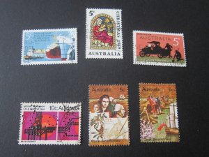 Australia 1969 Sc 460,66,70,71,80-1 FU 