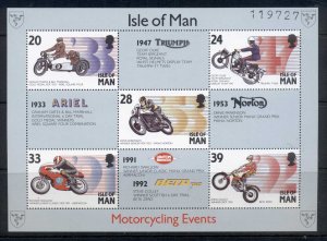 Isle of Man 1993 Riders & Events MS MUH