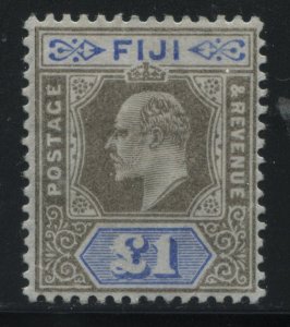 Fiji KEVII 1903 £1 mint o.g. hinged 