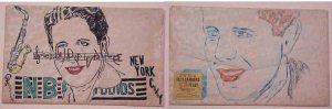 US  MINT HAND PAINTED MUSICIAN RUDY VALLEE 1950's NBC