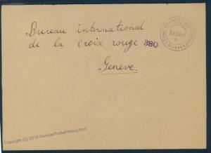 Switzerland WWII Internee Camp Aadorf Prisoner Cover 53919