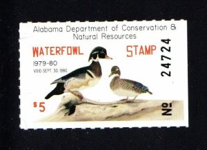 AL1 1979 Alabama FIRST of State Duck Stamp (Keel)-OFFER?