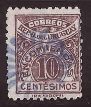 Uruguay Scott Q29 Used parcel post stamp