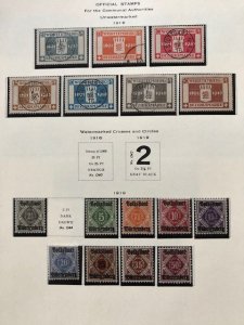 Wurttemberg 10 Scans - In Mounts