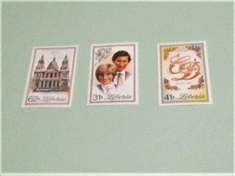 Liberia - 897-88, MNH Set. Royal Wedding. SCV - $4.05