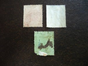 Stamps - Nigeria - Scott# 19, 28, 29 - Used Partial Set of 3 Stamps