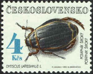 Czechoslovakia #2866 MNH - Beetle (1992)