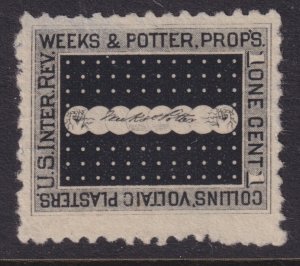 RS259d Weeks & Potter Private Die Medicine. VF-XF. Small shallow thin. CV $6.00.