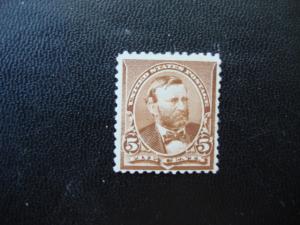 1890-93   SCOTT # 223  5c   M/OG/N/H  F/VF   SCV $ 280.00