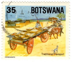 Botswana Scott 347 (1984: Traditional Transportation - Wagon)