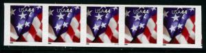 4394 US 44c Star Flag SA coil, MNH PNC5 # V1111 V/P