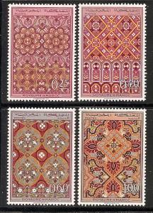 Morocco  195-98 MNH 1968 Various Sash Patterns