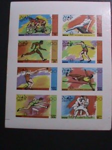 DHUFAR-1976 OLYMPIC GAMES, MONTREAL-CANADA-IMPERF MNH S/S VF-EST.VALUE $14