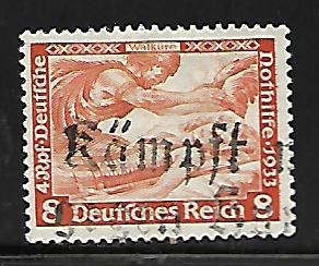 GERMANY B53  USED DIE WALKURE ISSUE