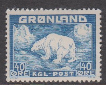 Greenland Sc#8 MNH