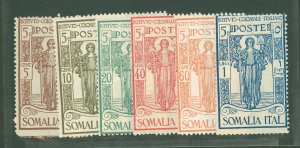 Somalia (Italian Somaliland) #B11-B16 Unused Single (Complete Set)