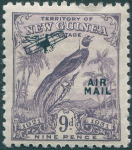 New Guinea 1931 9d violet Air Mail SG171 unused