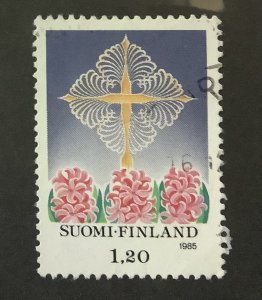 Finland 1985  Scott 731  used - 1.20m, Cross of St Thomas