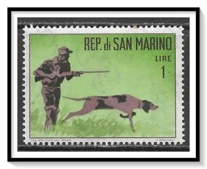 San Marino #529 Hunting Scenes MNH