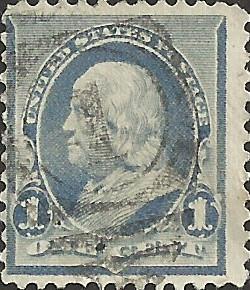 # 219 DULL BLUE USED BEN FRANKLIN SCV-0.75