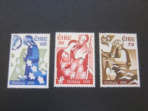 Ireland 1991 Sc 849-51 set MNH