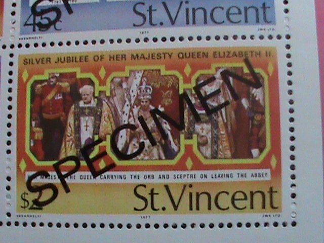 ​ST.VINCENT-SPECIMENT-1977-SC#494a SILVER JUBILEE OF QUEEN ELIZABETH II- MNH