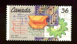 Canada 1134 36c Engineering used