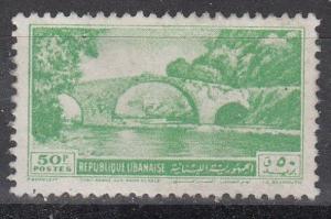 Lebanon Scott 242 Mint hinged (Catalog Value $35.00)