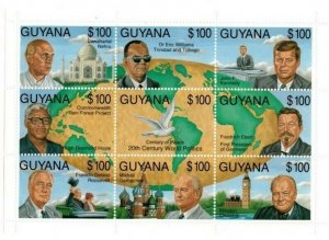 Guyana - 1993 - Personalities - Sheet of Nine - MNH(Scott#2679)