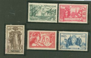 Martinique #181-185