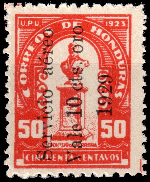 Honduras #C16  MNH - Nr 216 Surcharged in Black (1929)