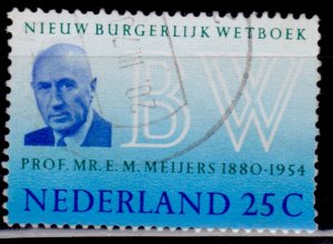 Netherlands, 1970, New Civil Law, 25c, used