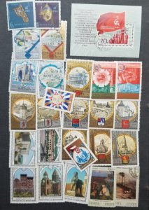 RUSSIA USSR CCCP Used CTO Stamp Lot Collection T5759