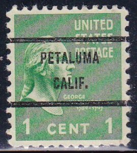 Precancel - Petaluma, CA PSS 804-71 - Bureau Issue