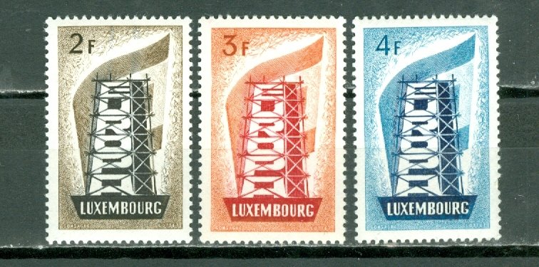 LUXEMBOURG 1956 EUROPA #318-320...SET...MNH..$155.00