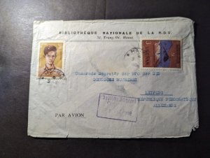 1968 Vietnam Airmail Cover Hanoi to Leipzig Germany