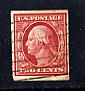 Scott # 344  used   Washington  Franklin  Issue  1908