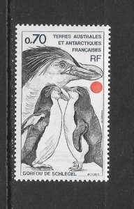 FRENCH SOUTHERN ANTARCTIC TERRITORY #82 ROCKHOPPER PENGUIN MNH